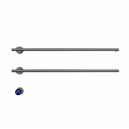 Рондо П2 350х760 электро Полотенцесушитель TERMINUS Оружейная сталь Рязань - фото 3