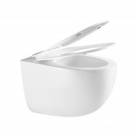 Подвесной унитаз безободковый Terminus Енисей Monolit 560х390 белый Рязань - фото 7