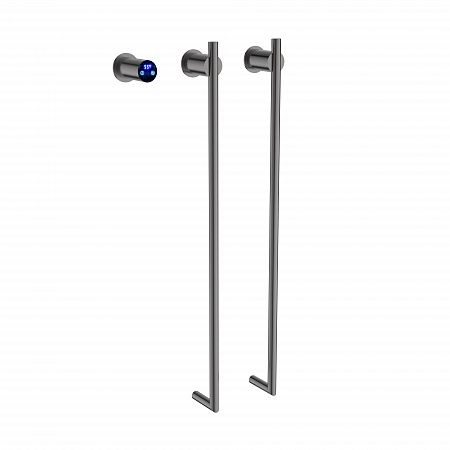 Рондо П2 350х760 электро Полотенцесушитель TERMINUS Оружейная сталь Рязань - фото 1