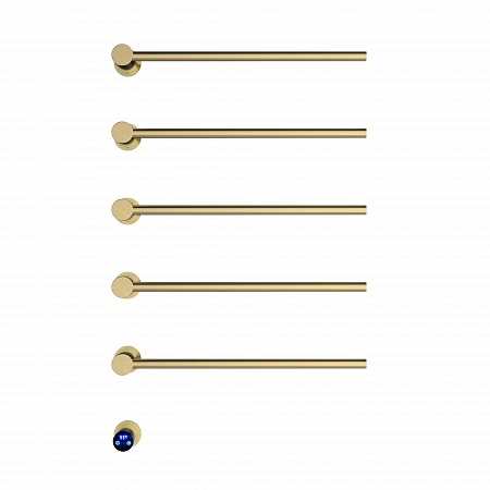 Аккорд П5 500х800 электро Полотенцесушитель TERMINUS Брашированное золото Рязань - фото 2