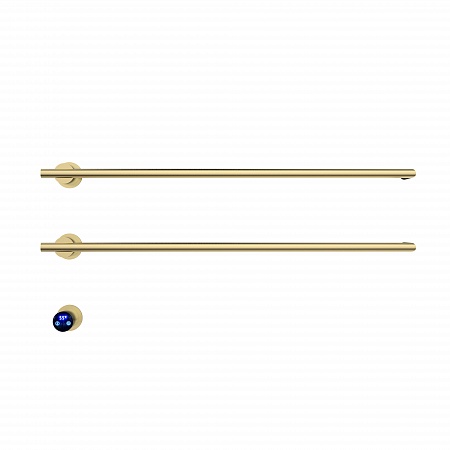 Рондо П2 350х760 электро Полотенцесушитель TERMINUS Брашированное золото Рязань - фото 3