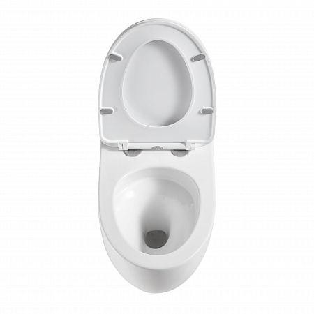 Подвесной унитаз безободковый Terminus Енисей Monolit 560х390 белый Рязань - фото 3