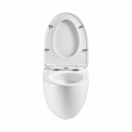 Подвесной унитаз безободковый Terminus Енисей Monolit 560х390 белый Рязань - фото 5