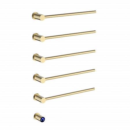 Аккорд П5 500х800 электро Полотенцесушитель TERMINUS Брашированное золото Рязань - фото 1