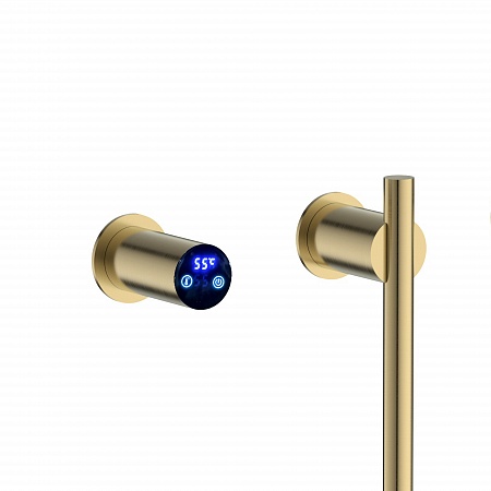 Рондо П2 350х760 электро Полотенцесушитель TERMINUS Брашированное золото Рязань - фото 4